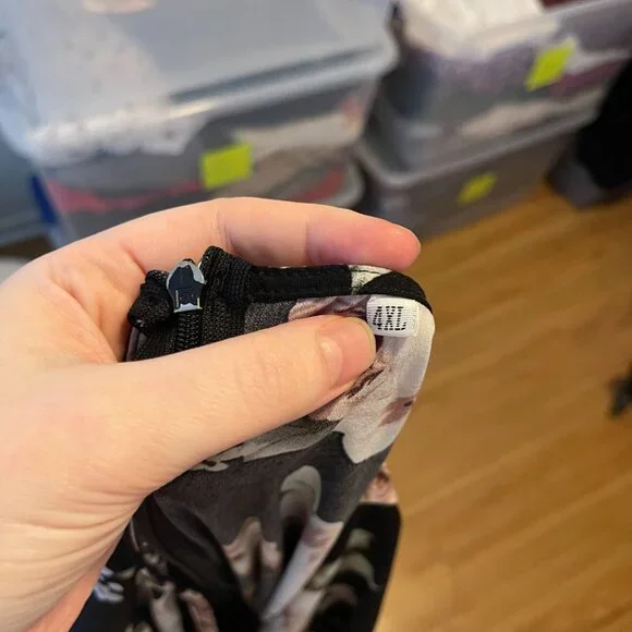 🌸 Milumia Black Floral Wrap Maxi Dress – Women’s 4XL - Picture 7 of 7